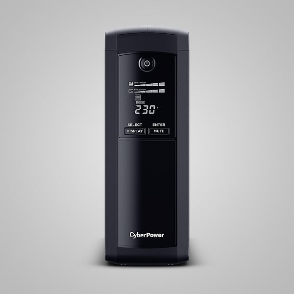 CyberPower Tracer III VP1600ELCD-FR UPS-enhed Interaktivt indgangsstik 1,6 kVA 900 W 5 AC stikkontakt(er)