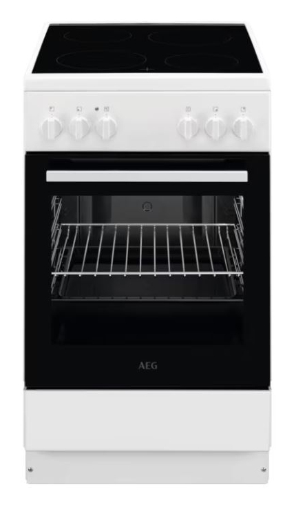 AEG CCB50090BW Fritstående komfur Elektrisk Keramisk Hvid