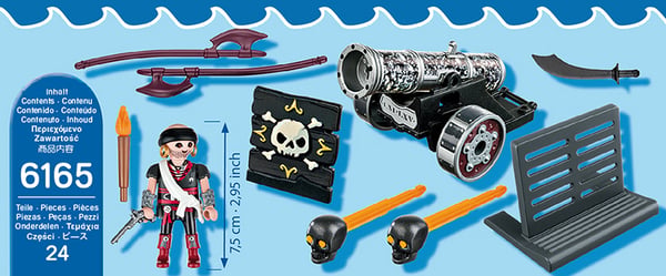 Playmobil Pirates 6165 lasten leluhahmo