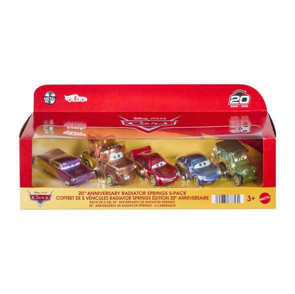 Disney Pixar Cars Disney and Pixar Cars Race To Celebrate 20th Anniversary Radiator Springs 5-Pack