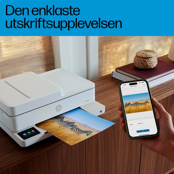 HP ENVY 6530e Trådlöst All-in-One Färg Skrivare, Instant Ink; Fotoutskrift