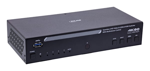 InLine 57885I KVM Switch Stativ-montering Sort InLine 57885I KVM Switch Stativ-montering Sort