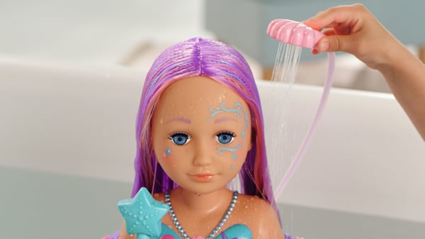 BABY born Sister Styling Mermaid Head Badedukke Flerfarvet