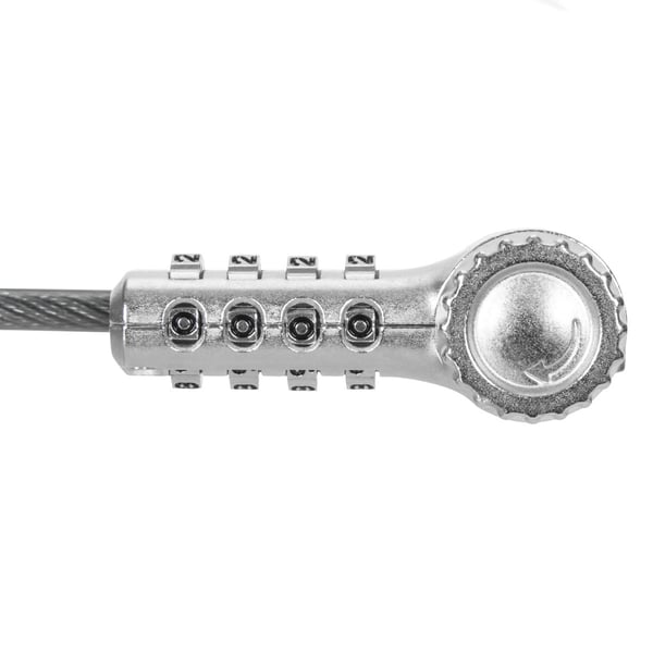 Targus ASP96RGL kabellås Silver 2 m