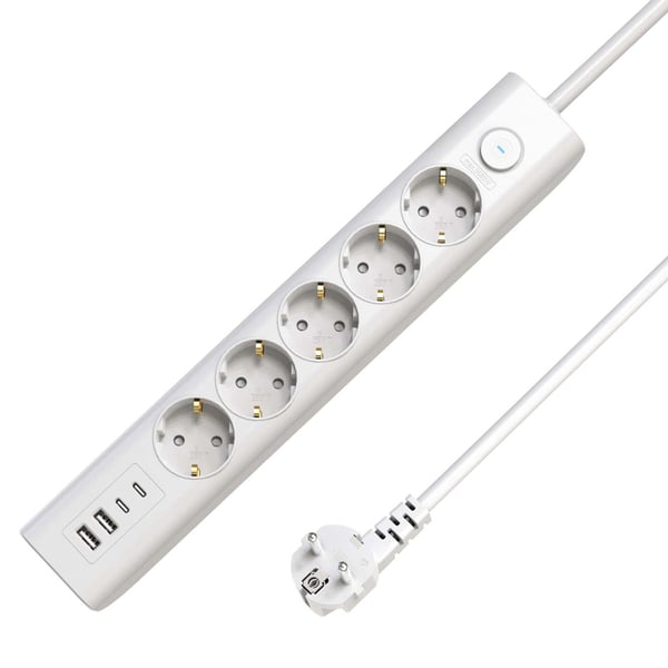 Microconnect MC-GRU00515WS-USB jatkojohto 1,5 m 5 AC-pistorasia(a) Sisätila Valkoinen Microconnect MC-GRU00515WS-USB jatkojohto 1,5 m 5 AC-pistorasia(a) Sisätila Valkoinen