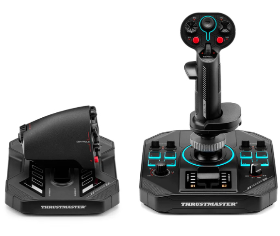 Thrustmaster Sol-R 4 HOTAS Musta USB Ohjain + moottorin ohjausvipu Analoginen/Digitaalinen PC Thrustmaster Sol-R 4 HOTAS Musta USB Ohjain + moottorin ohjausvipu Analoginen/Digitaalinen PC