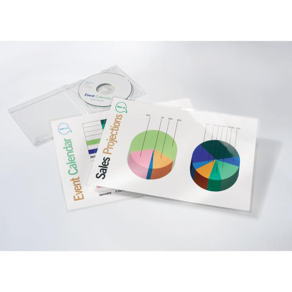 GBC Dokumentlamineringsficka, A3, gloss, 2 x 75 mik (25)