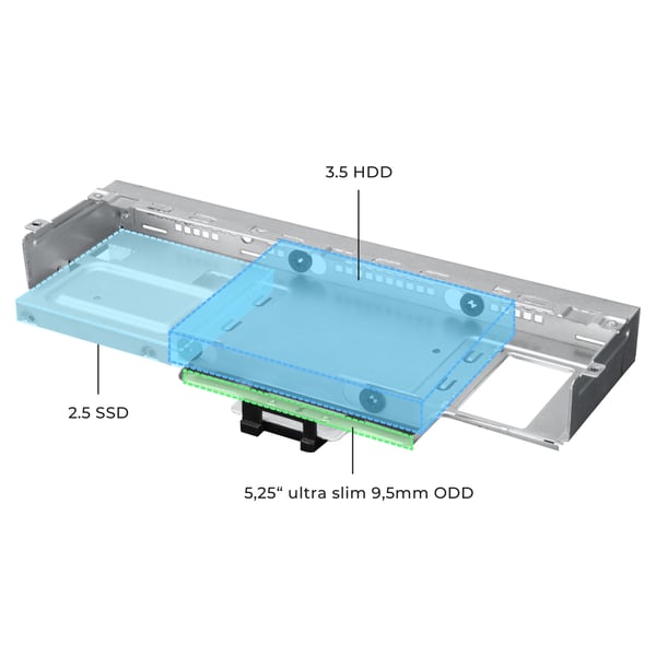 Chieftec DT-10B-300 datorväskor Small Form Factor (SFF) Svart 300 W