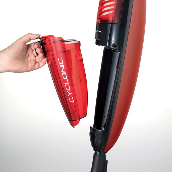 Ariete 2772/40 Skaftdammsugare AC Torr HEPA Utan påse 1 l 600 W Svart, Röd