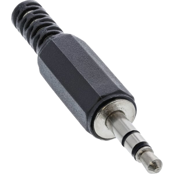 InLine 99100 kabelsamler 3.5mm Sort, Sølv