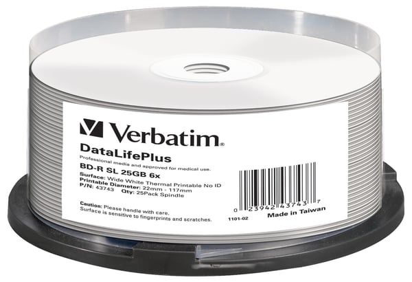 Verbatim DataLifePlus BD-R 25 GB 25 stk