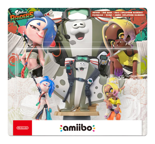 Nintendo Amiibo Shiver, Big Man, Frye (Splatoon Raiders) Interaktiv gamingfigur