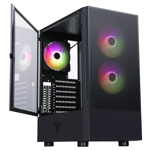 itek SIISBE 3.0 Midi Tower Svart