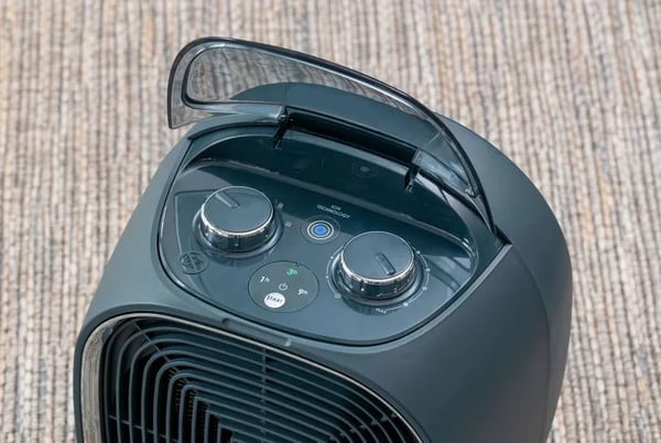 Imetec Silent Power inomhus Blå 2200 W Elektrisk värmefläkt