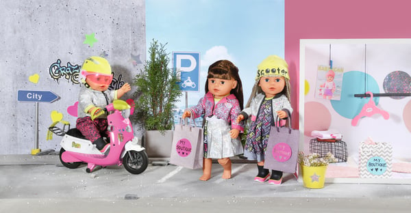 BABY born City Deluxe Scooter Combo Dockskoter