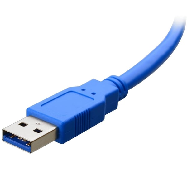 Techly 0.5m USB 3.0 A-Micro B M/M USB-kabel USB 3.2 Gen 1 (3.1 Gen 1) 0,5 m USB A Micro-USB B 5 Gbit/sek. Blå