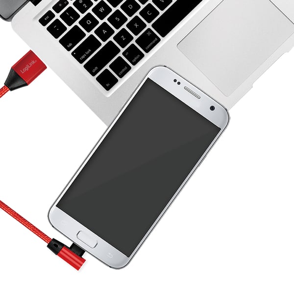 LogiLink CU0149 USB-kabel USB 2.0 0,3 m USB A Micro-USB B 0,48 Gbit/sek. Rød