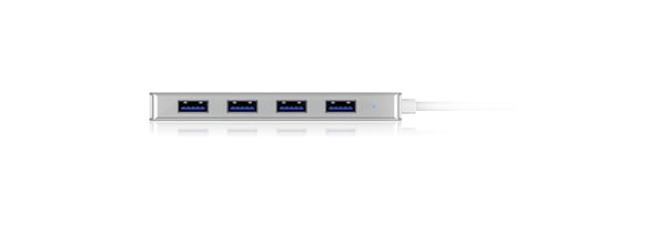 ICY BOX IB-HUB1425-C3 USB 3.2 Gen 1 (3.1 Gen 1) Type-C 5000 Mbit/s Silver