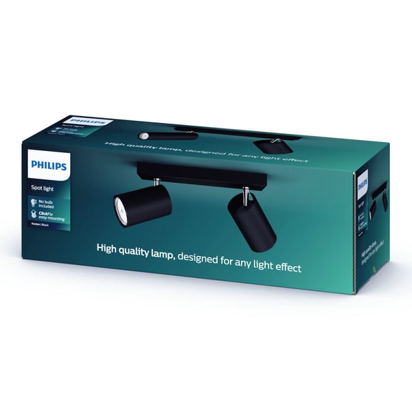 Philips myLiving Kosipo tak-/väggspotlight 2 x