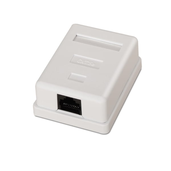 AISENS A138-0296 nätverkskopplingsdosa Cat5e Vit