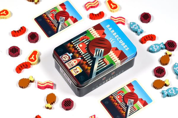 Asmodee Barbecubes Brætspil Finmotorik (smidighed)