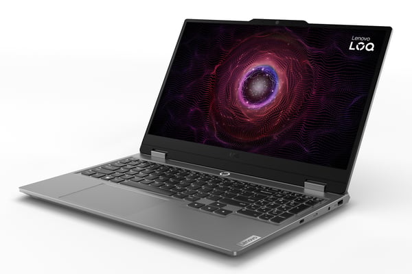 Lenovo LOQ 15AHP9 AMD Ryzen™ 7 7445HS Laptop 39,6 cm (15.6") Fuld HD 16 GB DDR5-SDRAM 512 GB SSD NVIDIA GeForce RTX 3050 Wi-Fi 6 (802.11ax) Grå Portugisisk