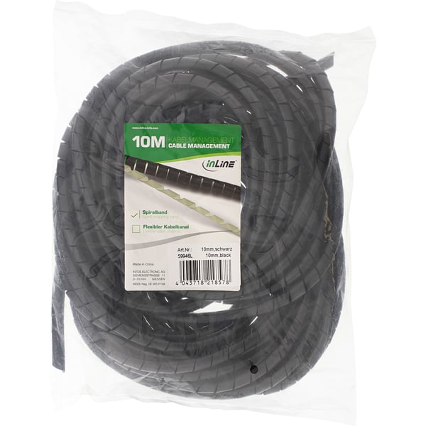 InLine 59946L kabelsamler Sort 1 stk