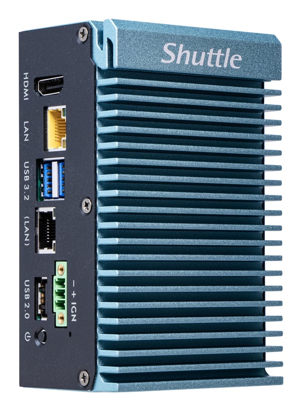 Shuttle Edge PC SPCEL02 0,46L størrelse PC Sort, Blå J6412 Intel® SoC BGA 1493 2 GHz