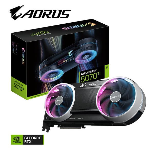 GIGABYTE AORUS GeForce RTX 5070 Ti INFINITY 16G NVIDIA 16 GB GDDR7