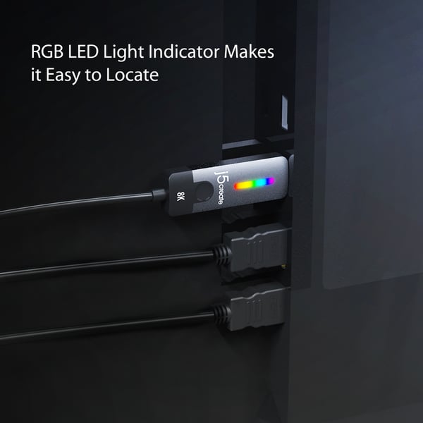 j5create JCC157-N USB-C® till HDMI™ 2.1 8K-kabel