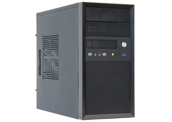 Chieftec CT-01B-350GPB datorväskor Mini Tower Svart 350 W