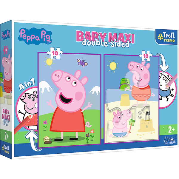 Peppa Pig Baby Maxi Good Day Puslespil 10 stk Tegnefilm