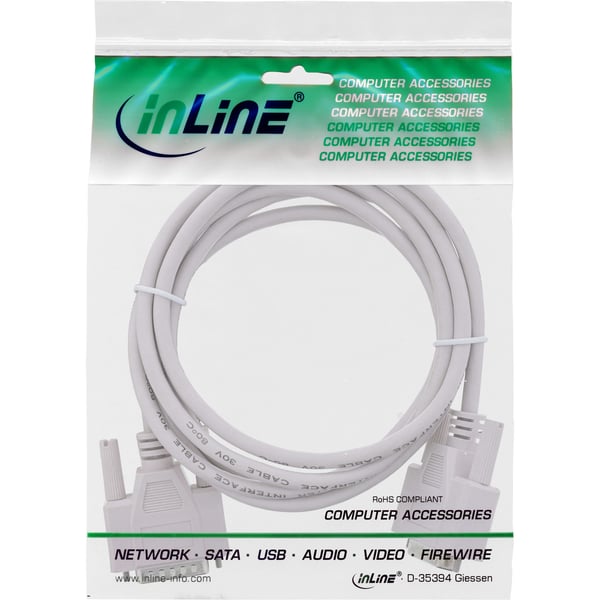 InLine 17746 sarjakaapeli Beige 5 m VGA (D-Sub)