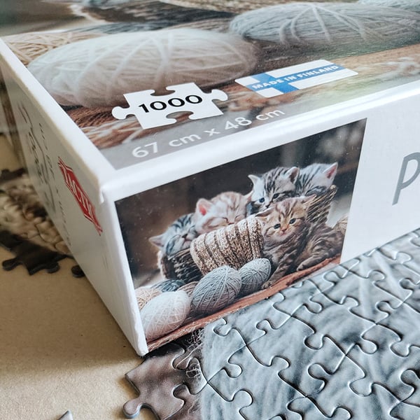 Tactic Cute Kittens 1000 pcs Puslespil 1000 stk Dyr