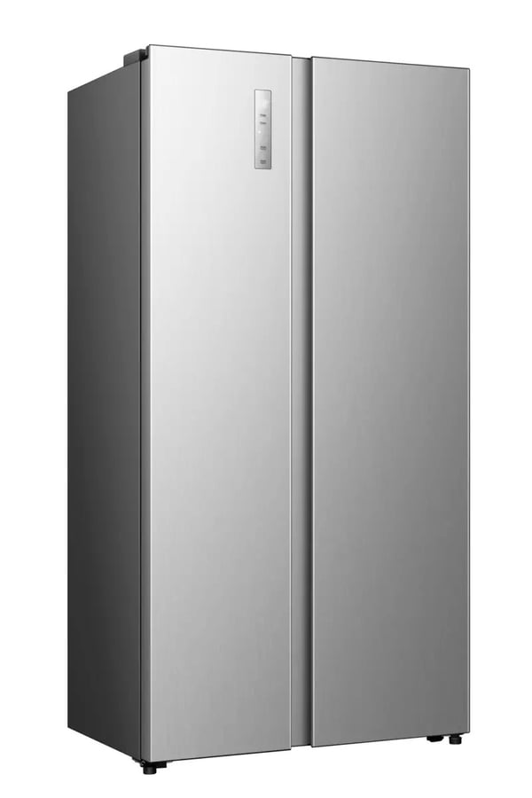 Hisense RS3P558NEIE Kombinerad kyl/frys side-by-side Fristående 544 l Grå, Rostfritt stål