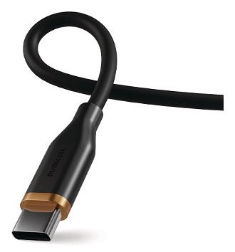Duracell DRU8020A USB-kaapeli 2 m USB C Musta