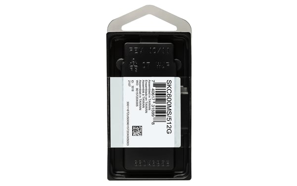 Kingston Technology KC600 512 GB mSATA Serial ATA III 3D TLC