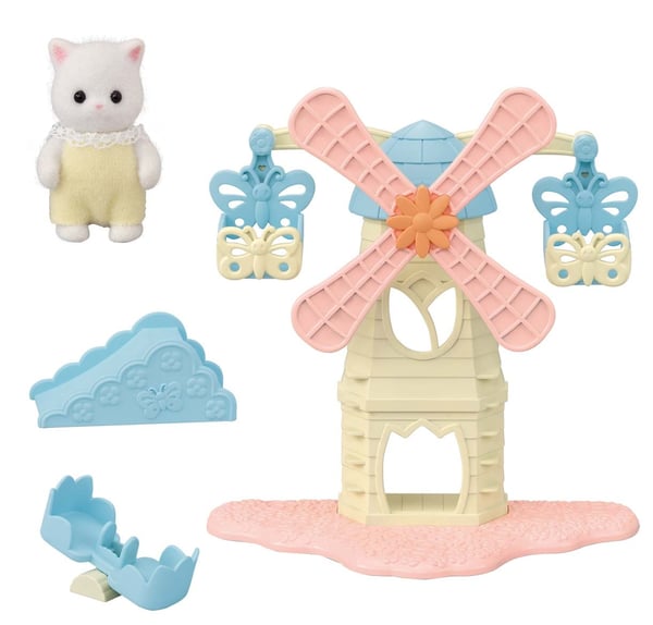 Sylvanian Families Baby Vindmølle med figur