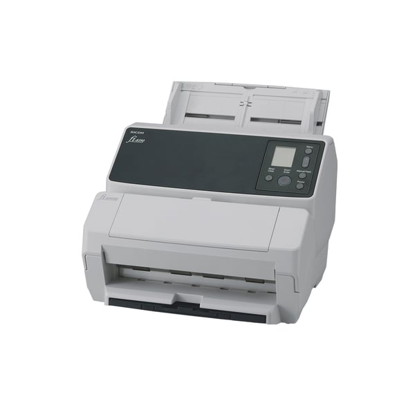 Ricoh fi-8190 ADF + scanner med manuell matning 600 x 600 DPI A4 Svart, Grå