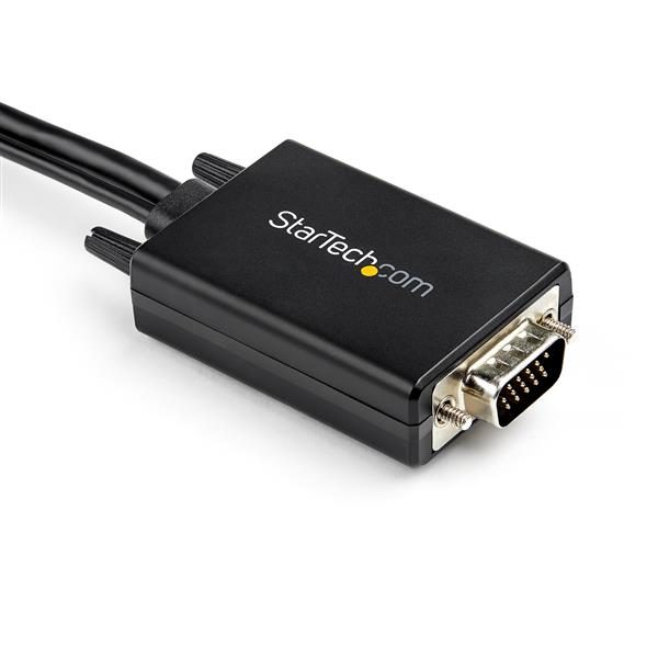 StarTech.com 2 m VGA til HDMI-adapter med USB-lyd - 1080p - Adapterkabel - USB, HD-15 (VGA)