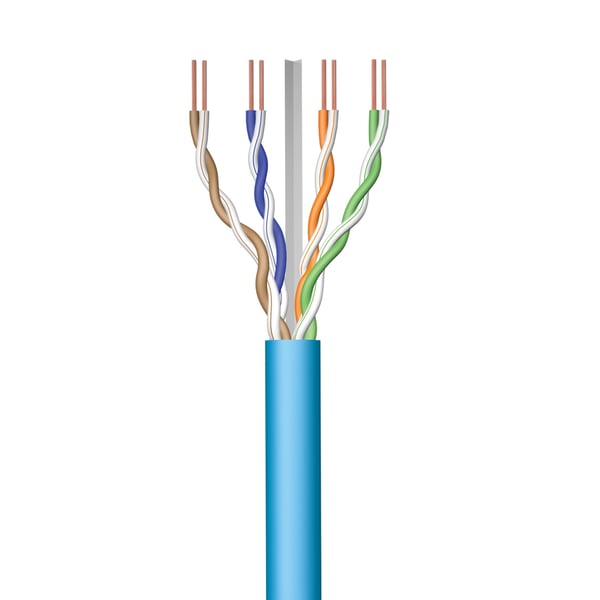 Ewent IM1224 netværkskabel Blå 305 m Cat6a U/UTP (UTP) Rund