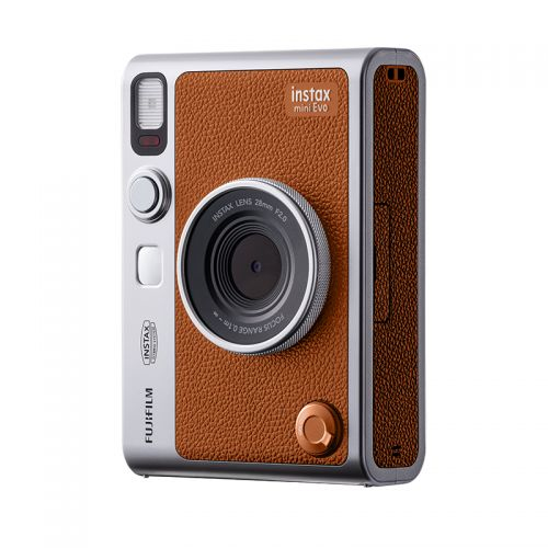 Fujifilm Instax mini Evo - Brown (Type C) 1/5" 2560 x 1920 pixlar CMOS Brun, Silver