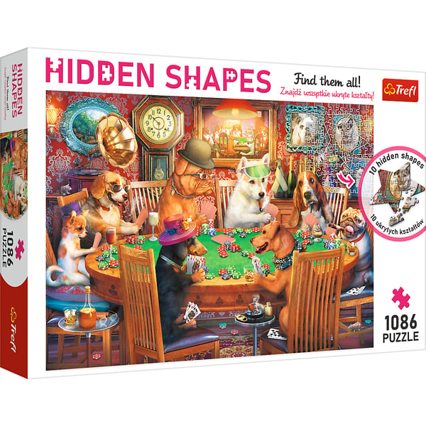 Trefl Hidden Shapes Kuviopalapeli 1086 kpl Taide Trefl Hidden Shapes Kuviopalapeli 1086 kpl Taide
