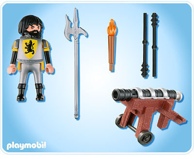 Playmobil Lion Knight Cannon Guard