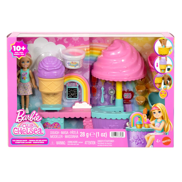 Barbie Chelsea CLUB Ice Cream Shop Doll and Accessories