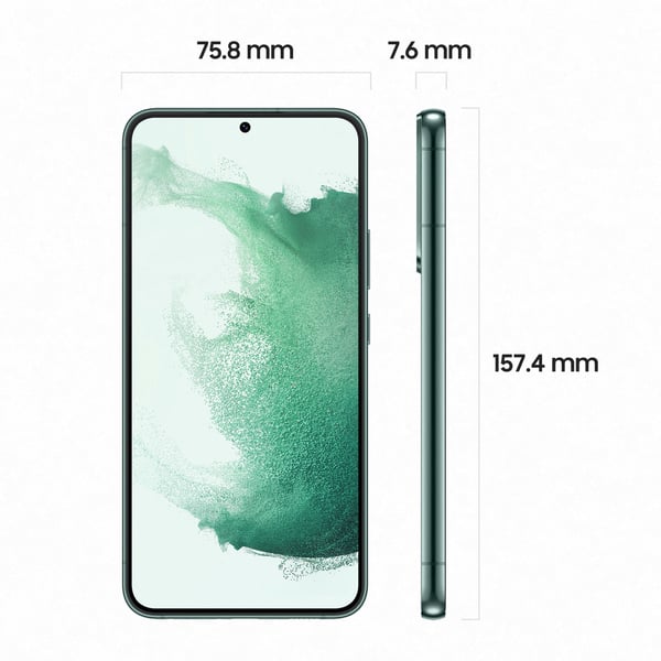 Samsung Galaxy S22+ SM-S906B 16,8 cm (6.6") Dual SIM Android 12 5G USB Type-C 8 GB 128 GB 4500 mAh Grøn