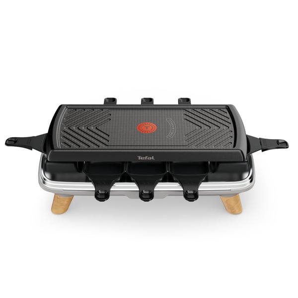 Tefal RE610D raclettepannu 8 henkilö(t) 1350 W Musta, Ruostumaton teräs, Puu Tefal RE610D raclettepannu 8 henkilö(t) 1350 W Musta, Ruostumaton teräs, Puu