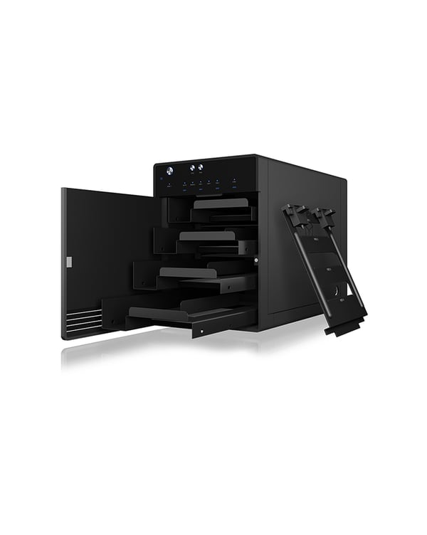 ICY BOX IB-3740-C31 HDD/SSD kabinet Sort 2.5/3.5"