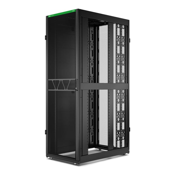 APC AR3357B2 stativ 48U Fritstående reol Sort