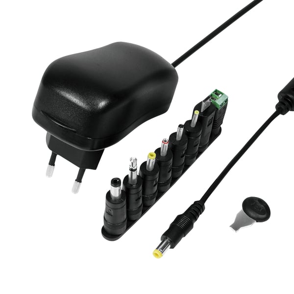 LogiLink PA0167 strømadapter og vekselret Indendørs 12 W Sort